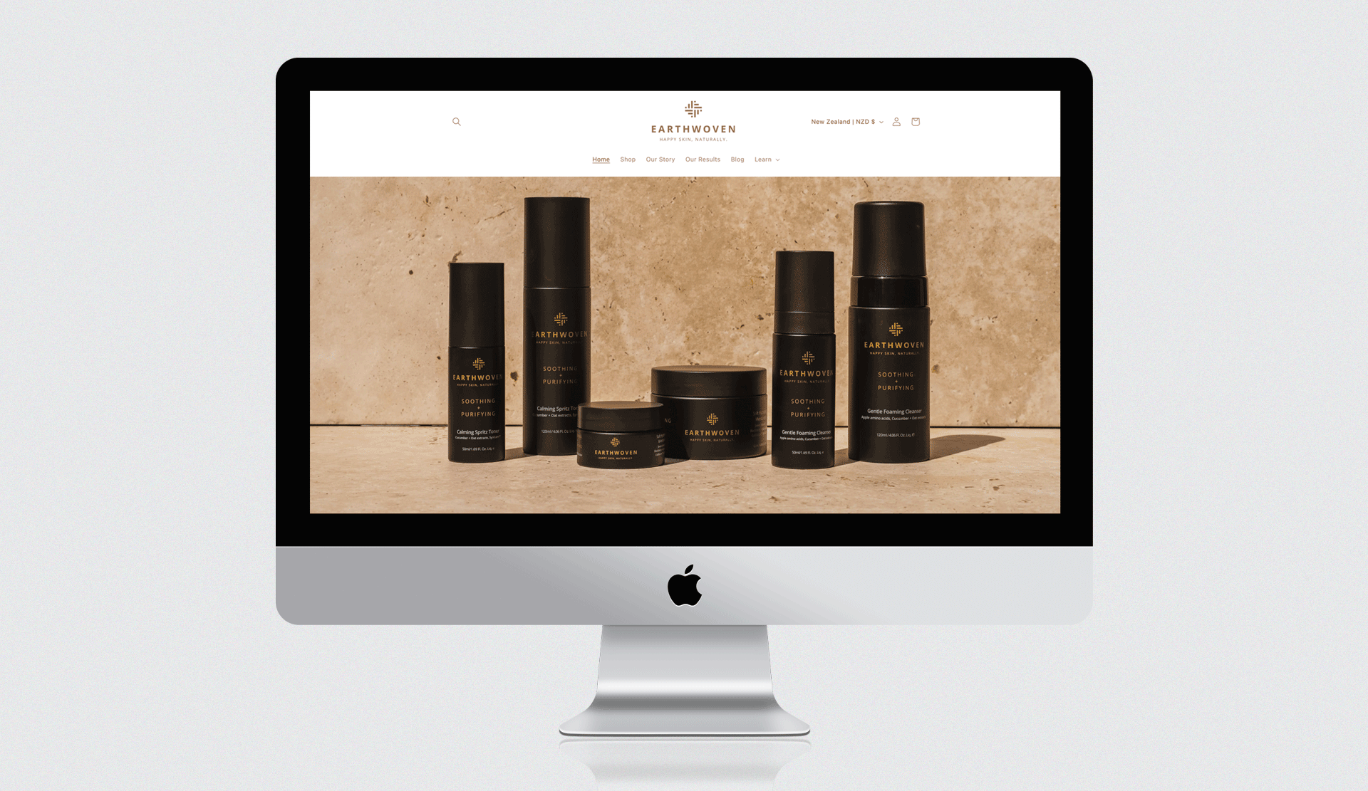 Many-Hats-Earthwoven-Imac-Website